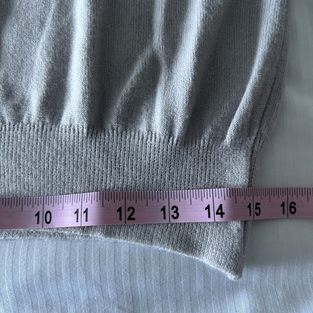 Vintage Pickering Sweater Vest Windermere Golf Club Preppy USA Mens M Wool Gray - Picture 8 of 9